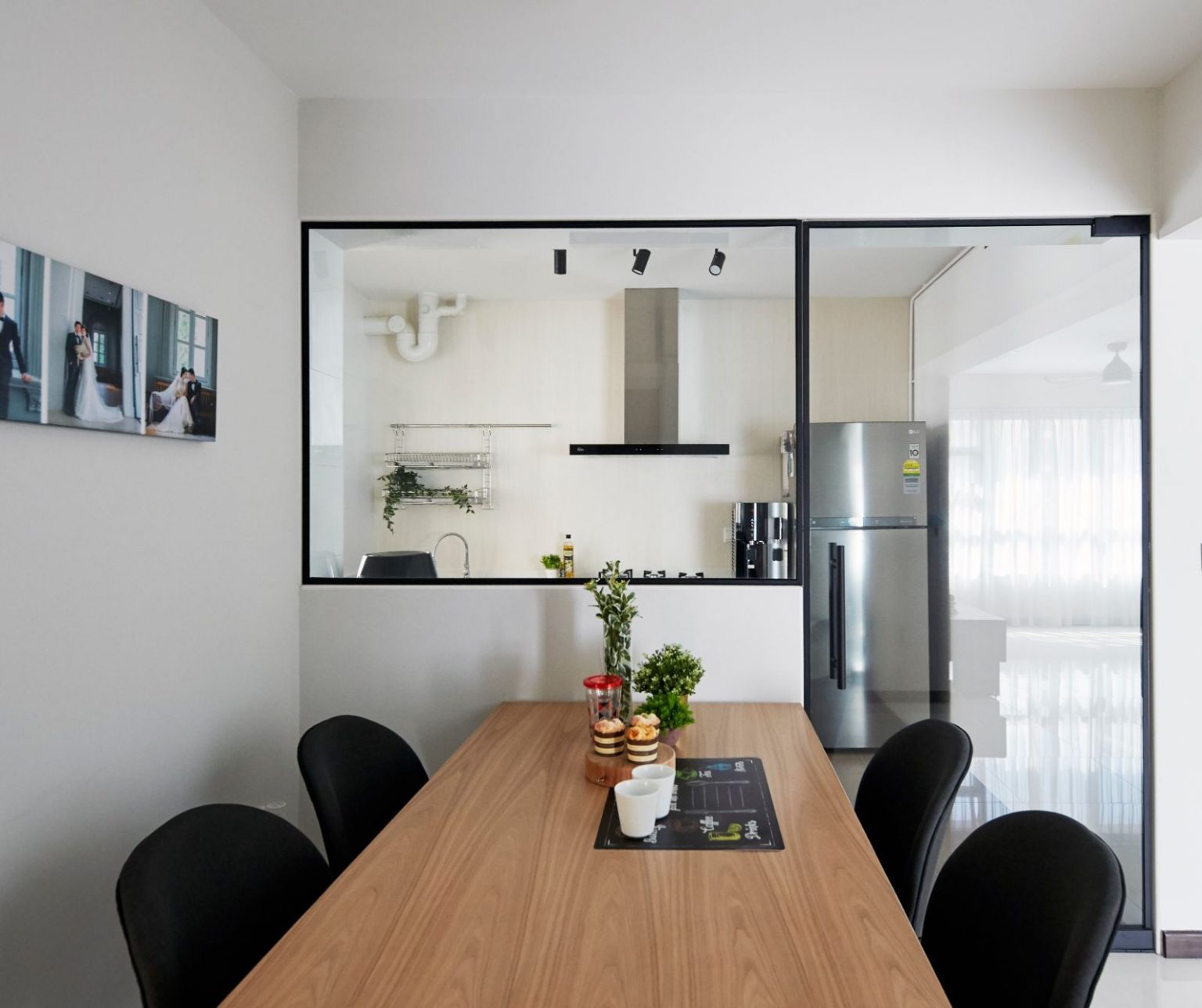 7 Stunning 4 Room HDB Renovations Under 50 000 Hometrust   Simple Dining Area 1536x1288 